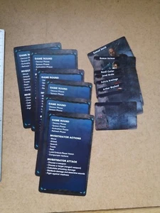ACTIVATION/RULES REFERENCES CARD (BASE GAME) /CTHULHU / DEEP MADNESS G227 - Imagen 1 de 1