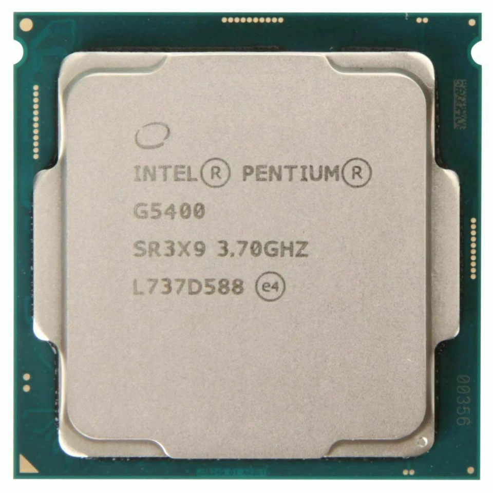 Procesador Intel Pentium G5400 3,7 GHz doble núcleo cuatro hilos CPU 4M 54 W LGA 1151 Foto 1 de 1
