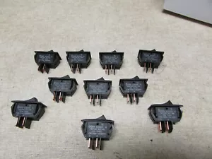 (1) 1G-11-U SIGMA SWITCH REPLACEMENT 1G SWITCH SPST BLACK MOMENTARY ON OFF - Picture 1 of 2