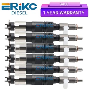 6PCS 095000-5150 095000-5151 nozzle injector for JOHN DEER RE524361 RE518726 - Picture 1 of 11