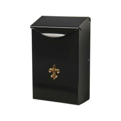 Architectural Mailboxes City Classic Galvanized Steel Wall Mount Black Mailbox - Image 1 of 2