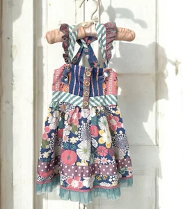 MATILDA JANE 2 Once Upon A Time LOVELIEST GARDEN DRESS Little Girls Dress 2 - Picture 1 of 11
