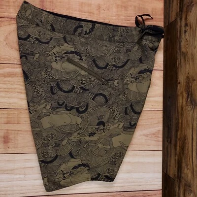 Bañador Patagonia Abstracto Onda Estampado Pez Hombre Talla 34 (Medida. 33) Foto 1 de 4