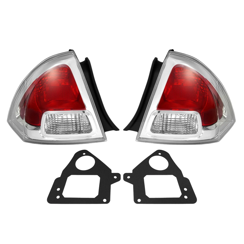 Juego de pares de luces traseras de freno para Ford Fusion 2006-2009 07 08 cromadas izquierda derecha Foto 1 de 4