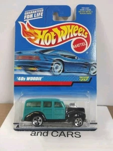 HOT WHEELS 40S WOODIE 1998 FIRST EDITIONS  #217 NEW FACTORY🚗 NEW SEALED 🚗 - Picture 1 of 2