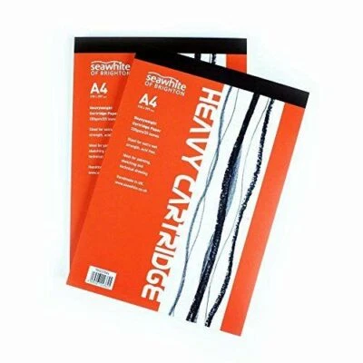 Seawhite of Brighton Heavy 220GSM Cartridge Paper Drawing Pad A4
