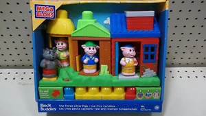 Mega Bloks Block Buddies - Three Little Pigs Playset (12 pcs) - Picture 1 of 4