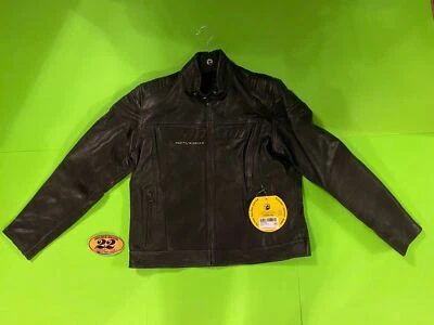 CHAQUETA DE CUERO NEGRA CAN-AM PARA HOMBRE **TOTALMENTE NUEVA** Foto 1 de 4
