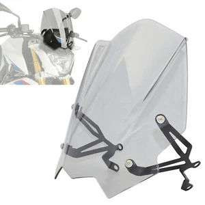 Dark Smoke Windscreen Windshield Screen with Holder For BMW G310R K03 2016-2022 - Picture 1 of 6