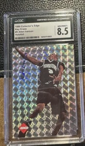 1996 Collector's Edge Key Kraze Allen Iverson RC Holofoil /2000 CGC 8.5 Nm-MT+ - Picture 1 of 2