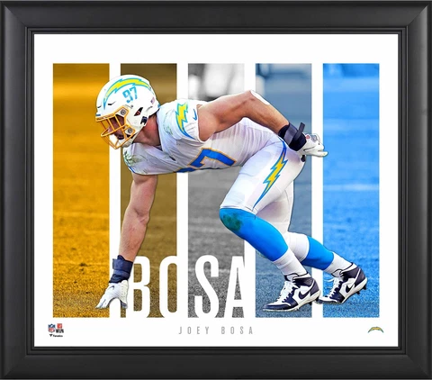 Joey Bosa Los Angeles Chargers Framed 15x17 Player Panel Collage Cover