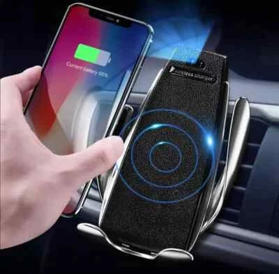SUPPORTO Telefono CRUSCOTTO Porta CELLULARE per Auto RICARICABILE Iphone Android - Immagine 1 di 4
