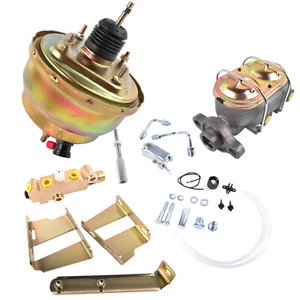 8" Dual Power Brake Booster for Chevrolet Bel Air Nomad 150 210 Series 1955-1957 - Picture 1 of 16