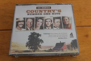 COUNTRY'S NUMBER ONE HITS - VARIOUS ARTISTS (4 CD SET) [NEW SEALED] 80 SONGS - Picture 1 of 4