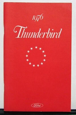 Ford Thunderbird 1976 manual del operador del propietario original Foto 1 de 4