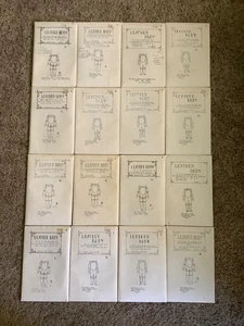 Lotto di 16 MODELLI DA CUCIRE in pelle/mussola CORPO IN PELLE bambole NON TAGLIATE Dollmaking - Foto 1 di 5