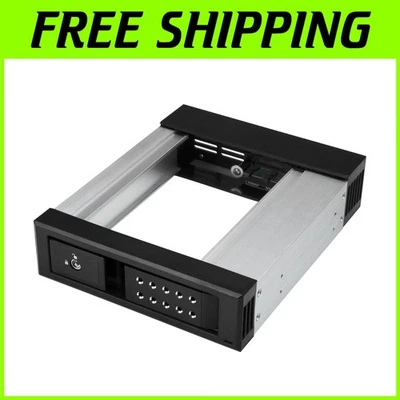 Aluminum 5.25" to 3.5" Trayless Hard Drive Hot Swap Bay for Ultimate Efficiency - Image 1 of 4