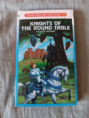 Knights of the Round Table Ellen Kushner Choose Your Own Adventure #86 CYOA RPG - Image 1 of 4