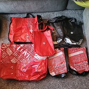 Lote 7 bolsas reutilizables lululemon 7 tamaños diferentes - Imagen 1 de 1