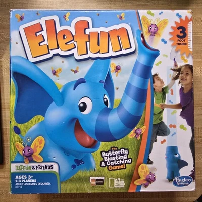 Elefun Butterfly Catching Game By Hasbro Open Box Tested Working Complete *read* - Image 1 of 4