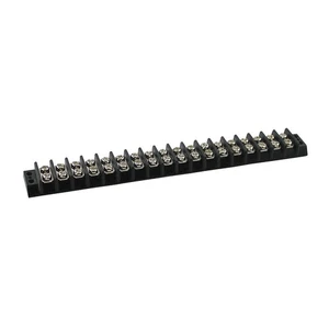 GRAINGER APPROVED 6ZEG4 Terminal Strip,15 A,22 AWG,14 AWG 6ZEG4 - Picture 1 of 1