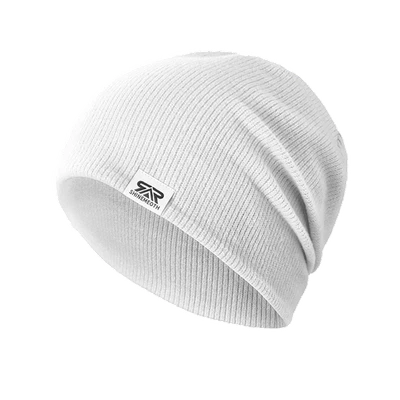 Boné de esqui térmico inverno quente gorro de lã à prova de vento caveira para homens mulheres - Imagem 1 de 4