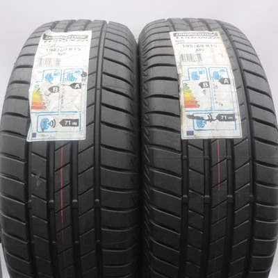 195 60 15 2x Bridgestone 195/60 R15 88V Turanza T005 Neumáticos 2019 Completo - Imagen 1 de 4
