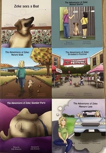 The Adventures of Zeke: 6 Book Series by Kelly Robertson (2014-19, Signed, PB) G - Picture 1 of 21