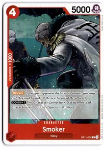 One Piece Smoker C A Fist of Divine Speed OP11-005 NM - Picture 1 of 2