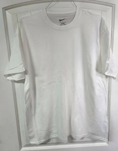 Nike White XXL 100%cotton Tee NEW - Picture 1 of 2