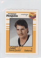 1987-88 Kodak Pittsburgh Penguins Chris Dahlquist #4