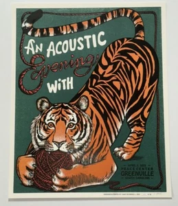 Trey Anastasio Poster Greenville SC 2025 Linocut #’d Official Phish Thick Inks! - Picture 1 of 16