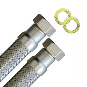 Tubo corazzato bds. 1 pollice ÜM - Tubo flessibile DN25 per acqua potabile, 30 cm - 2 m - Foto 1 di 8