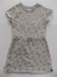 Vestido unicornio gris manga corta Gymboree para niñas talla 7 - Imagen 1 de 3