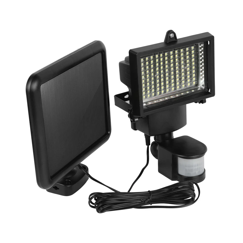 100LED Solar Power Light Motion Sensor Security Flood Light Outdoor Garden Lamp - Image 1 of 4