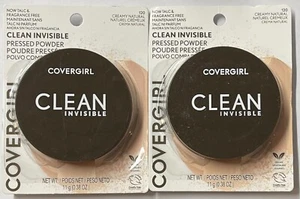 Covergirl Clean Invisible Pressed Powder, 2 Pack, You Choose - Picture 1 of 10