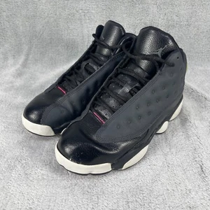 Air Jordan 13 Retro Hyper Pink Shoes Kids 3Y 439669-009 Black Nikes - Picture 1 of 11