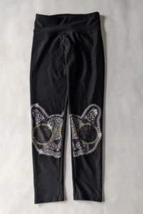 Justice Leggings Girls 8 Dog Face Bling Glasses Polyester-blend Easy Care - Picture 1 of 4