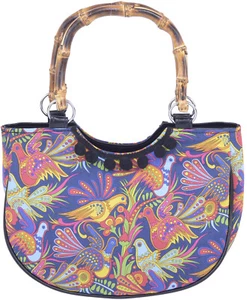 Küstenluder »JOETTE MEXICAN BIRD« Vintage Folklore BAMBOO Tasche Rockabilly