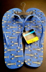 GREENBRIER INTERNATIONAL Blue Flip-Flop Thong Pool/Beach Summer Sandal; Sz MEN L - Picture 1 of 15