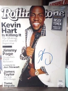 Comedy All Star 🔥 KEVIN HART 🔥 Autographed 11x14 Rolling Stone Cover JSA - Picture 1 of 7