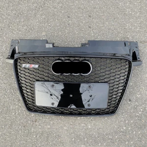 Parrilla de parachoques delantera estilo TTRS negra nido de abeja apta para Audi TT TTS 2008-2014 - Imagen 1 de 3