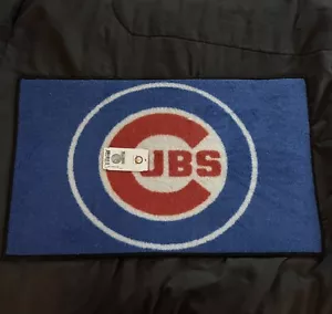 MLB - Chicago Cubs Starter Mat Accent Rug - 19in. x 30in. Circular Cubs Logo - Picture 1 of 2