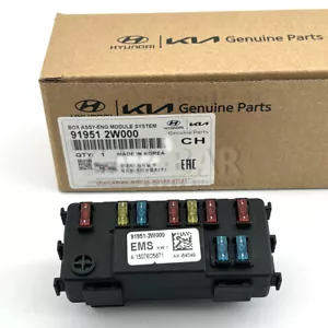 Engine Module System EMS Fuse Box for 2012-2019 Hyundai Santa Fe 91951-2W000 - Picture 1 of 8