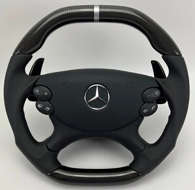 Lenkrad Mercedes AMG Performance SL CLS CLK E Carbon Sport R230 W209 211 219 Neu - Bild 1 von 4