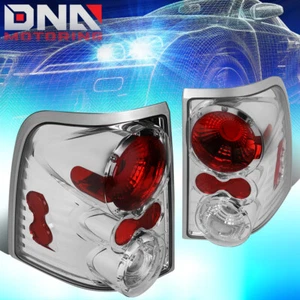 FOR 2002-2005 FORD EXPLORER CHROME HOUSING ALTEZZA STYLE TAIL LIGHT BRAKE LAMPS - Picture 1 of 5