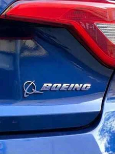 Emblem logo badge Boeing for cars, Chrome-plated 3D Boeing emblem, Decal sticker - Picture 1 of 8