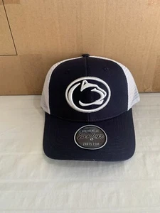 Penn State Nittany Lions NCAA Zephyr Blue One Size Adjustable Mesh Hat Cap  - Picture 1 of 5