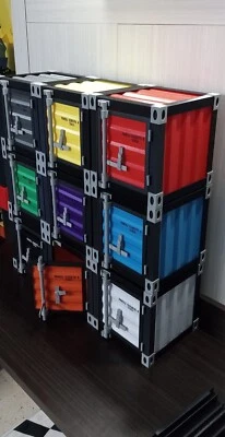 storage container   8x8x8.25 inch for office desk or man cave or living room - Image 1 of 2