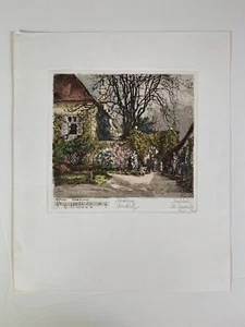 Henry Göring Ludwig van Beethoven Radierung Druck - Bild 1 von 2